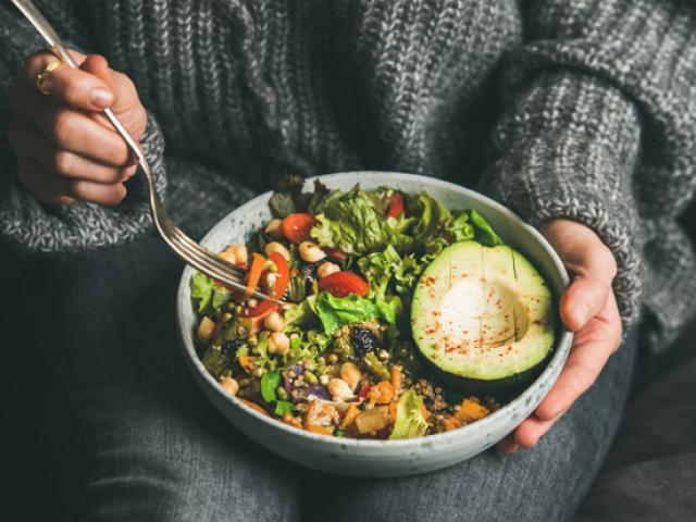 Ejemplo de una comida dentro de una dieta balanceada.